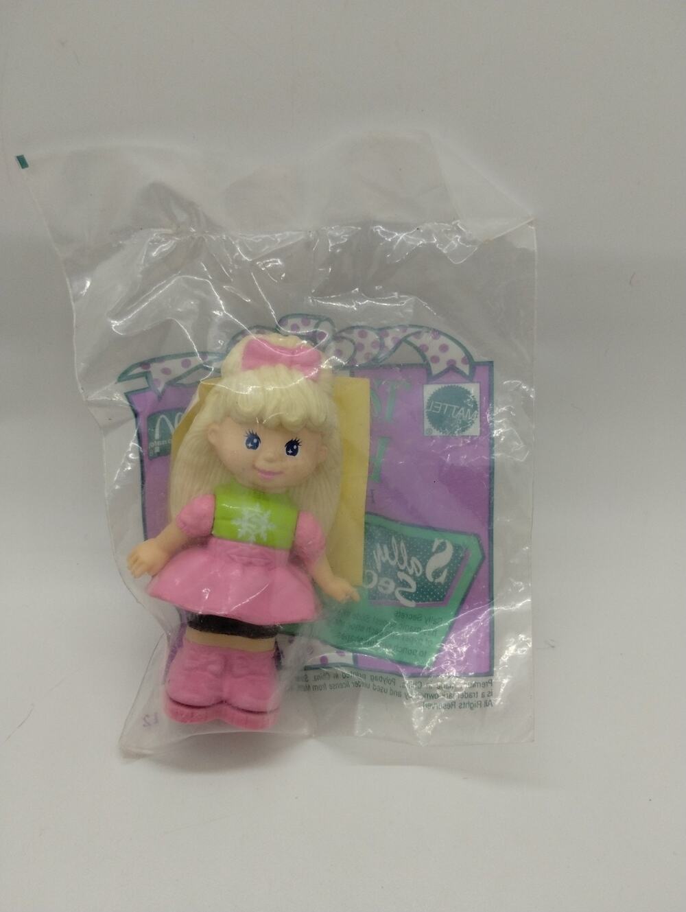 1993 McDonald’s Happy Meal Sally Secrets Figurine Paper Punch